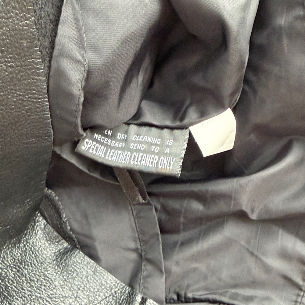 Wilson’s Genuine Leather Mini Skirt Black Size 12 - Picture 3 of 7